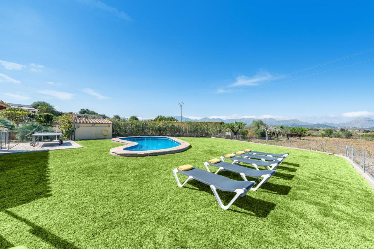 Villa Pou D,Ambroitx, Pool And Sea Views In Alcudia Luaran gambar
